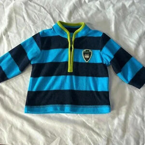 Carter's -  pullover 1/2 zip fleece sweater. Size 3 months